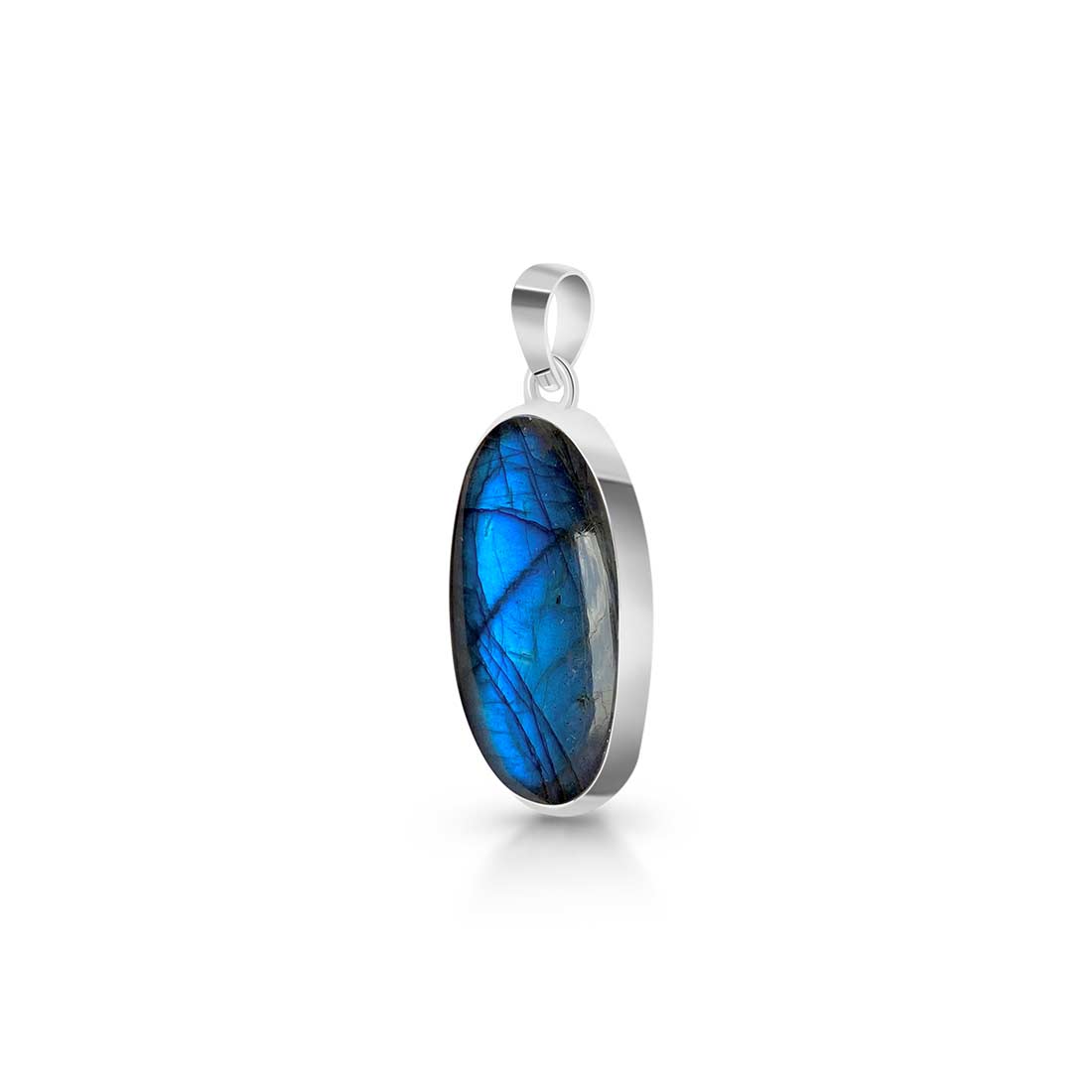 Premium Labradorite Statement Pendant - LBD-P-30