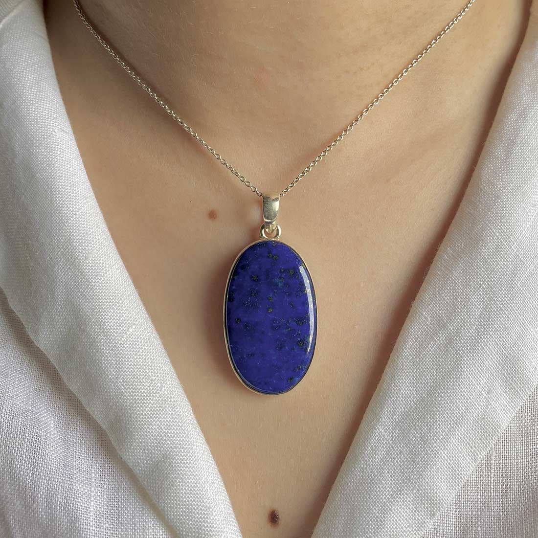 Ultimate Lapis Statement Pendant - Sagacia Jewelry