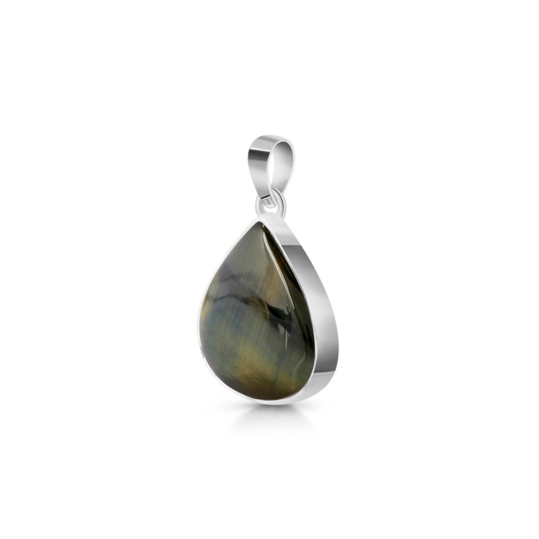 Premium Blue Tiger Eye Pendant - Ultimate Statement Jewelry