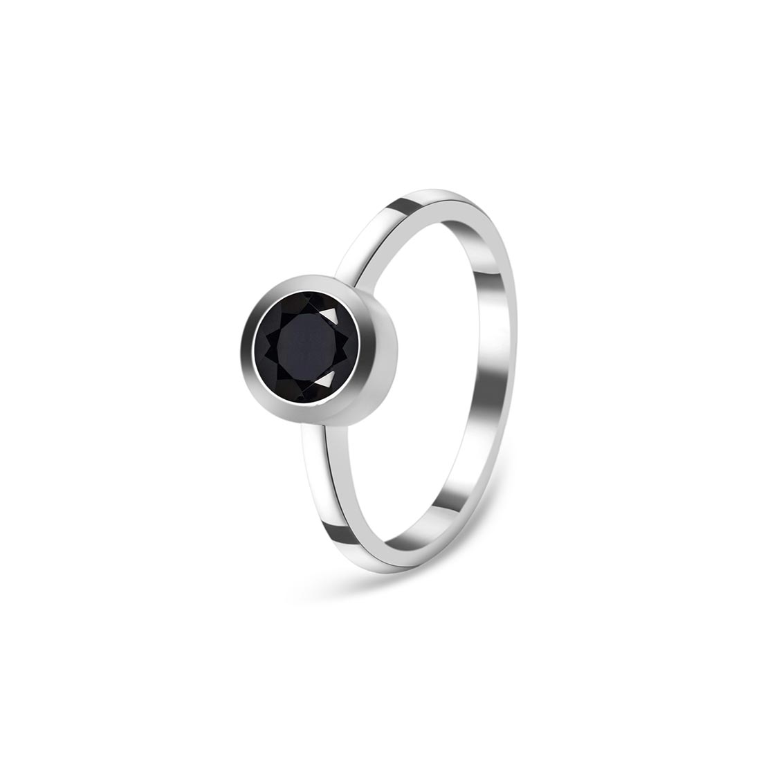 Premium Black Tourmaline Protection Ring - BLS-SR-237