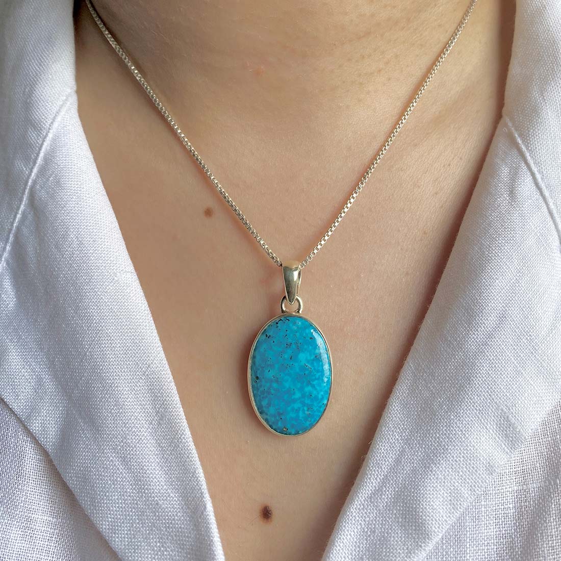 Premium Turquoise Pendant - Ultimate Style (TRQ-P-14)