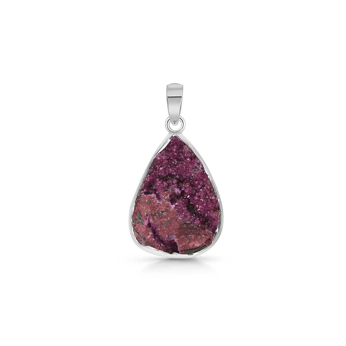 Premium Cobalt Calcite Statement Pendant - Elegant 925 Sterling Silver Jewelry (CBC-P-13)