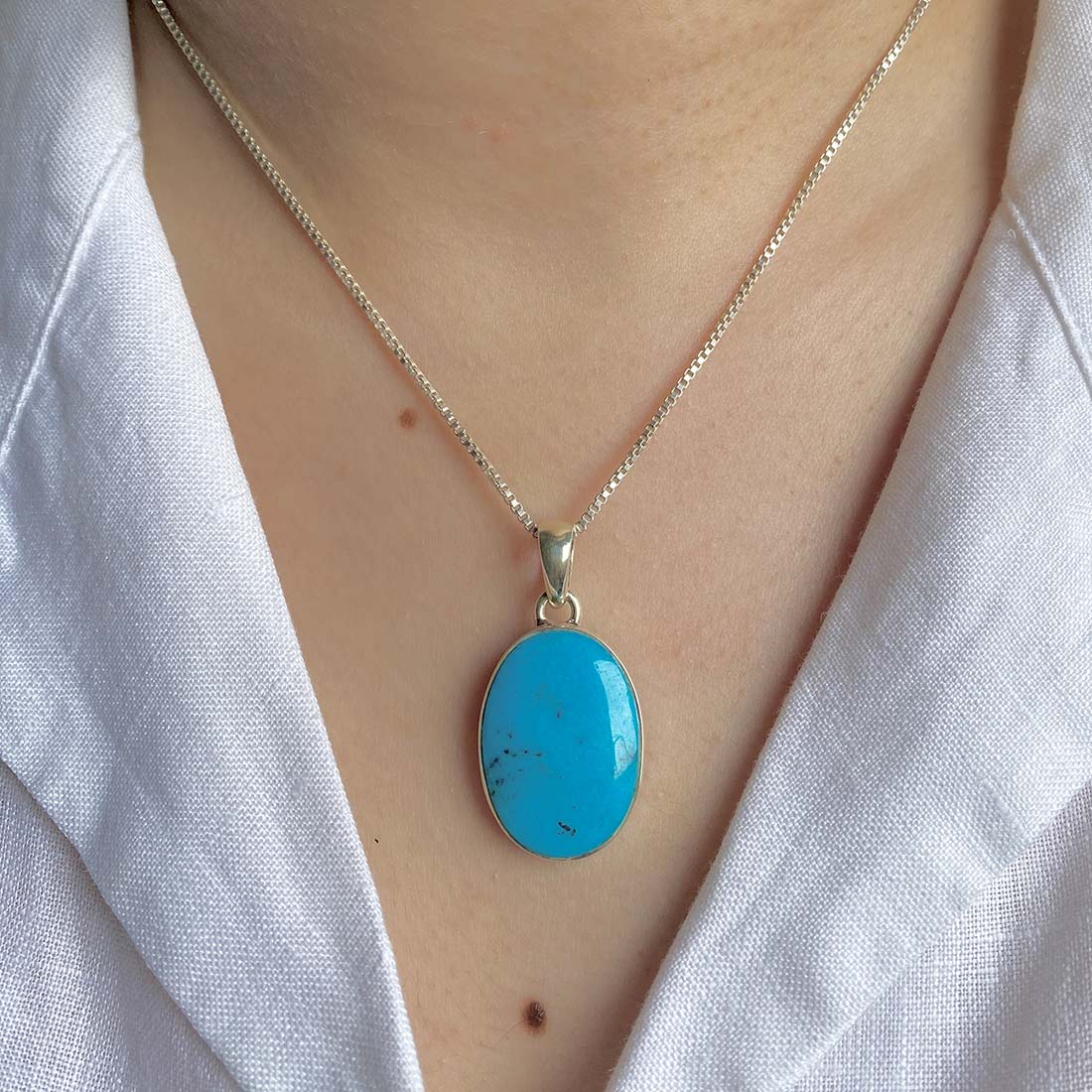 Premium Turquoise Statement Pendant - TRQ-P-21