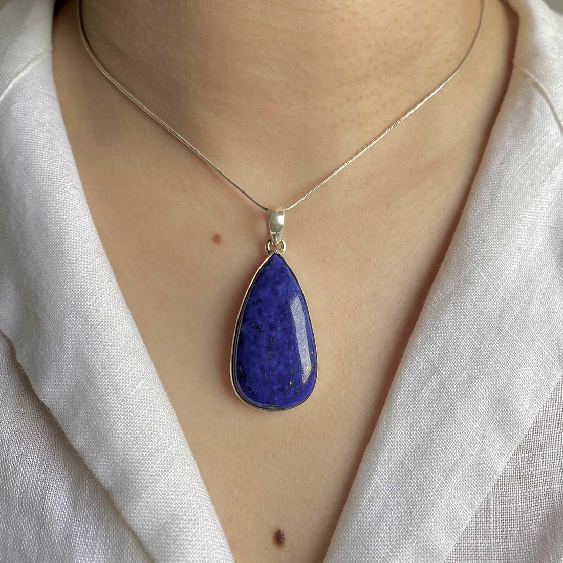 Premium Lapis Statement Pendant - LLP-P-50