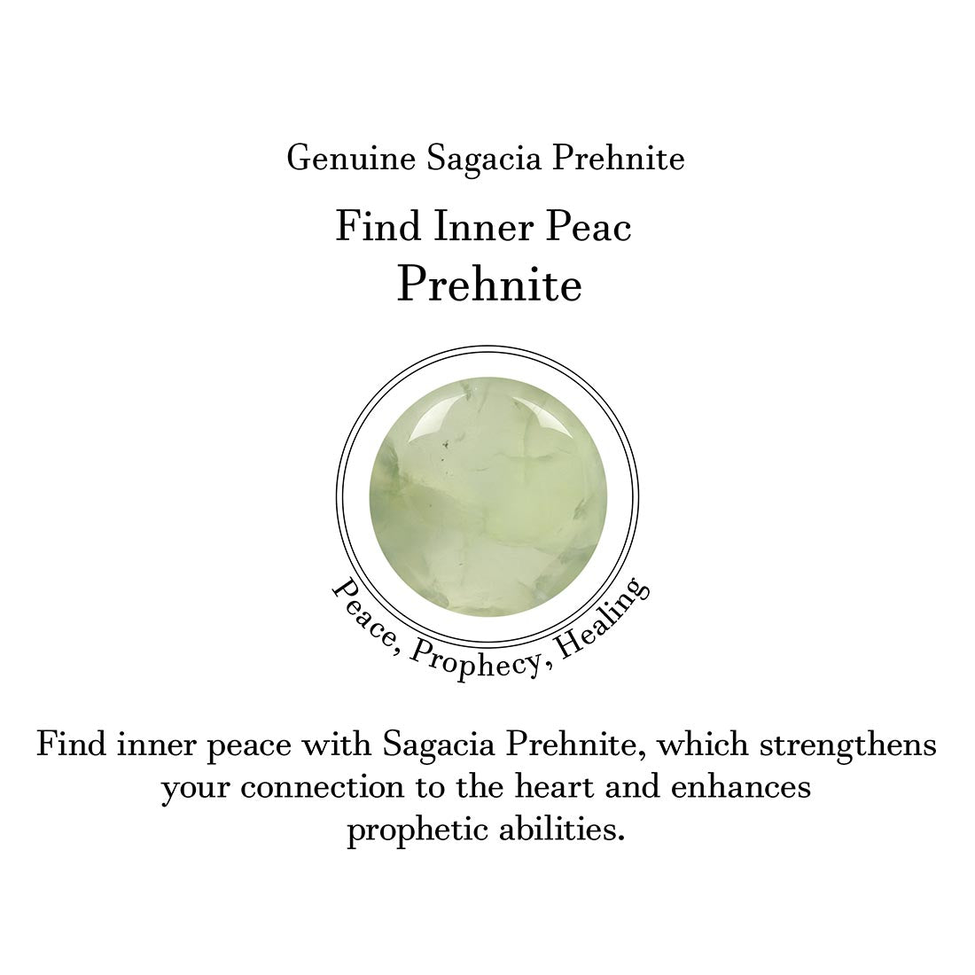 Premium Prehnite Pendant - Elegant Green Statement Jewelry (PRN-P-11)