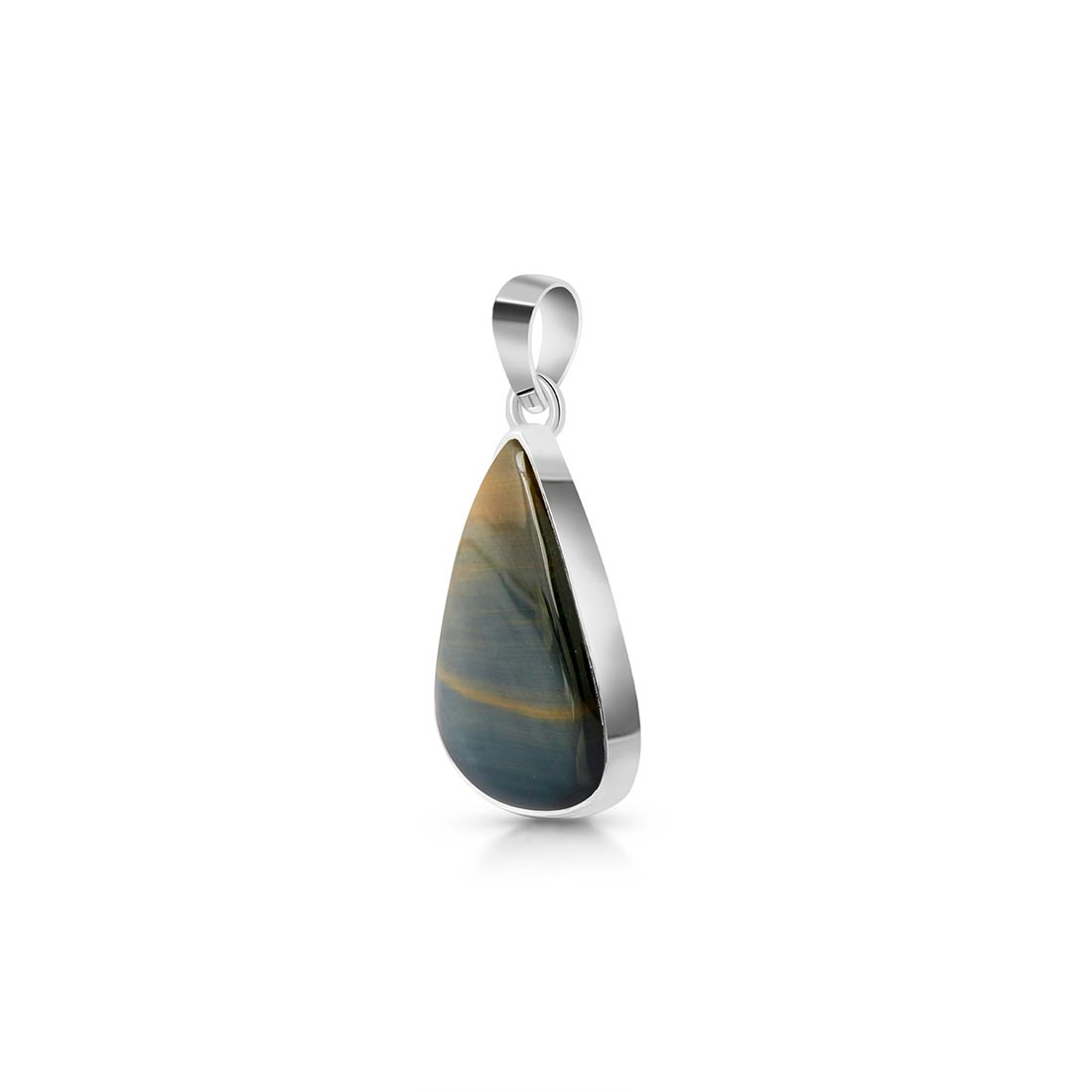 Premium Blue Tiger Eye Pendant - Ultimate Confidence Booster