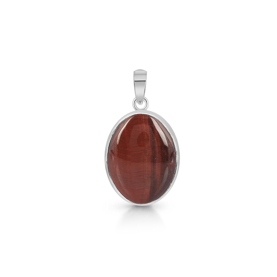 Premium Red Tiger Eye Pendant - Sagacia Statement Jewelry