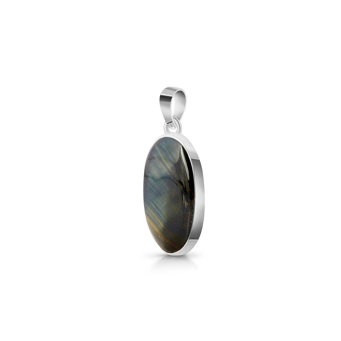 Premium Blue Tiger Eye Pendant - Ultimate Elegance (BTE-P-3)