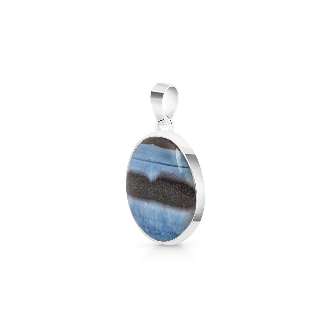 Premium Blue Opal Pendant - Ultimate Elegance (BLO-P-12)