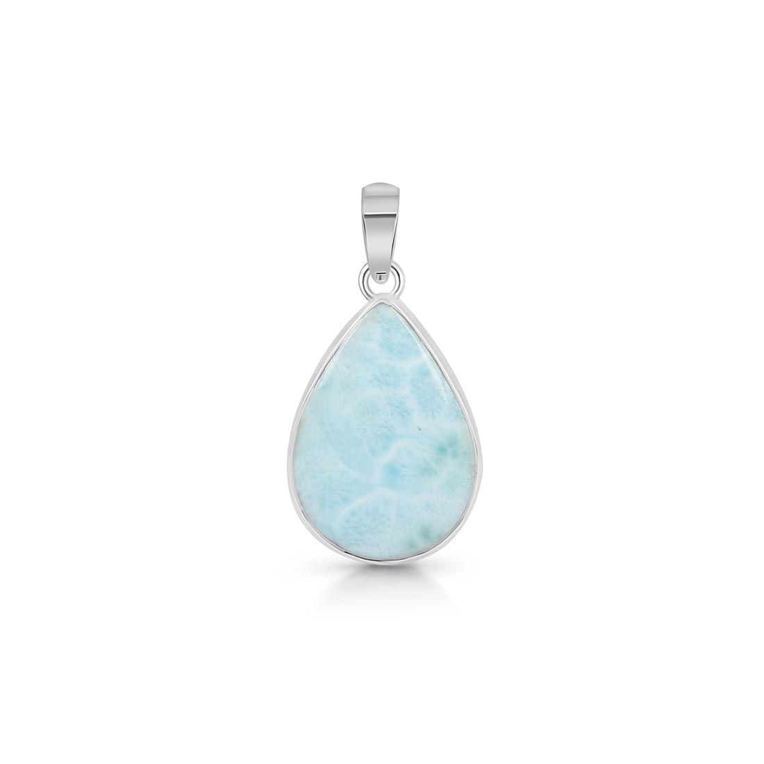 Premium Larimar Healing Pendant - LAR-P-39