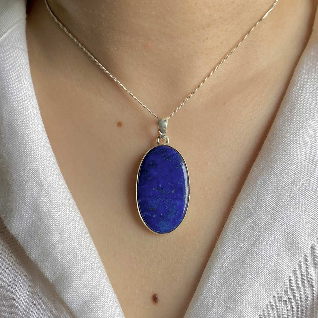 Premium Lapis Statement Pendant - Ultimate Elegance