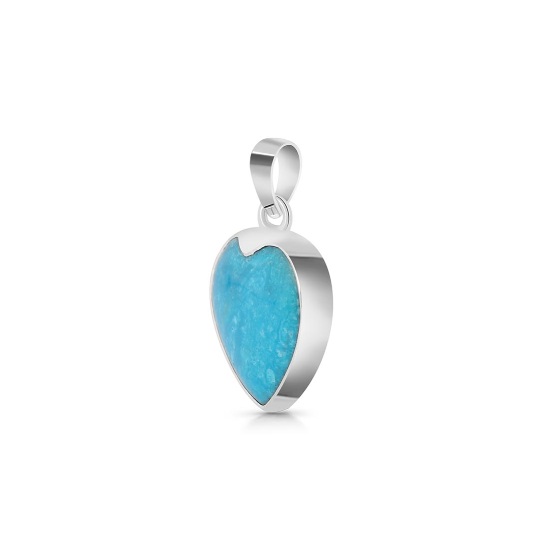 Premium Turquoise Heart Pendant - Ultimate Elegance