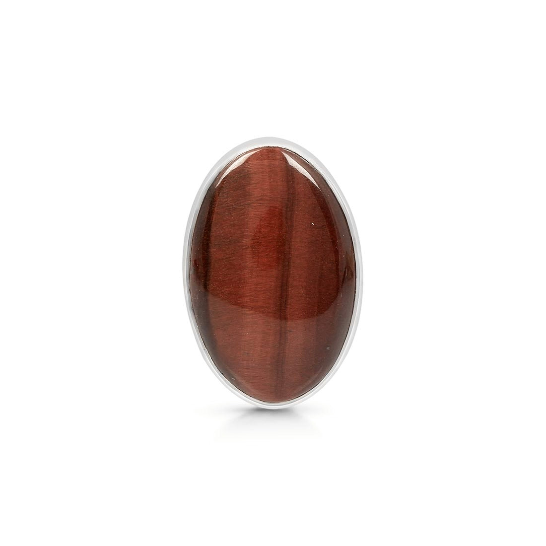 Premium Red Tiger Eye Adjustable Ring - Bold & Authentic