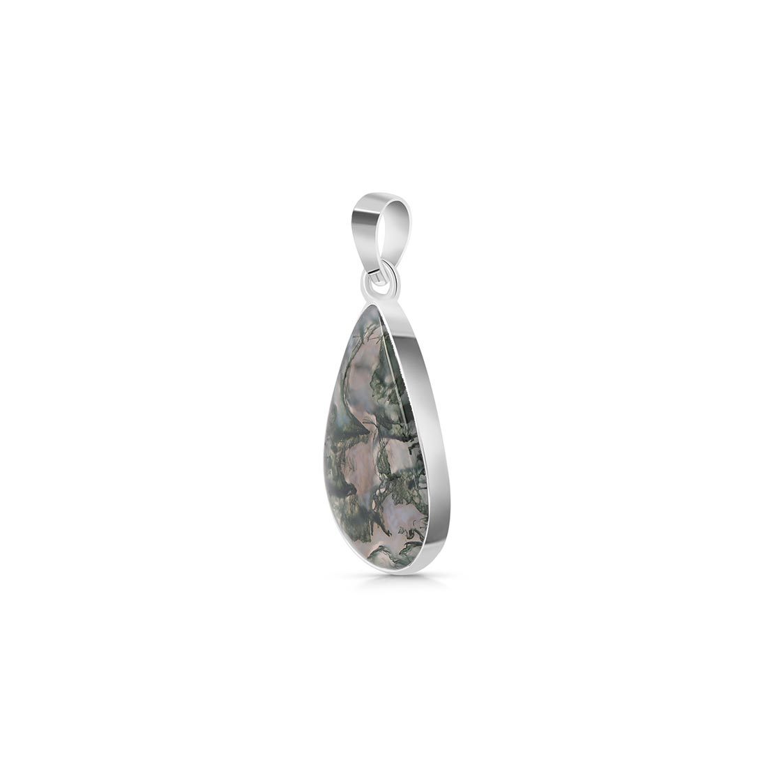 Premium Moss Agate Pendant - Ultimate Nature-Inspired Jewelry