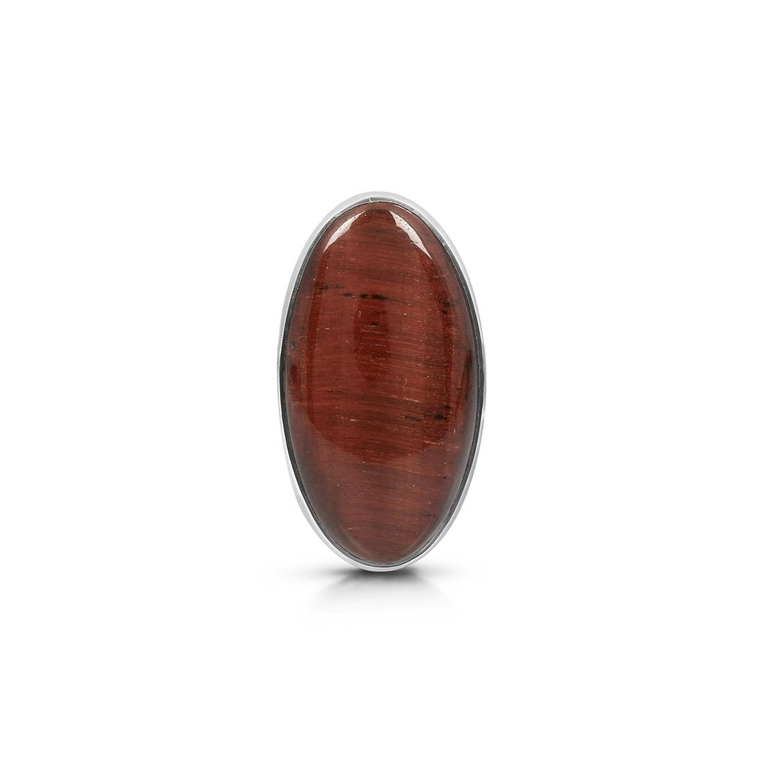 Premium Red Tiger Eye Adjustable Ring - Bold & Authentic