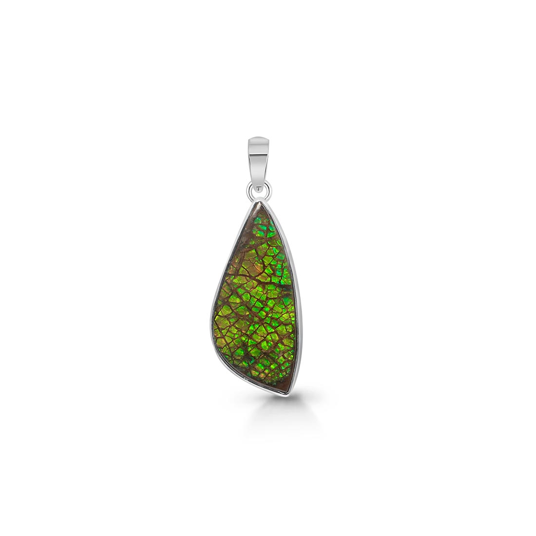 Premium Ammolite Statement Pendant - Elevate Your Style (AML-P-9)