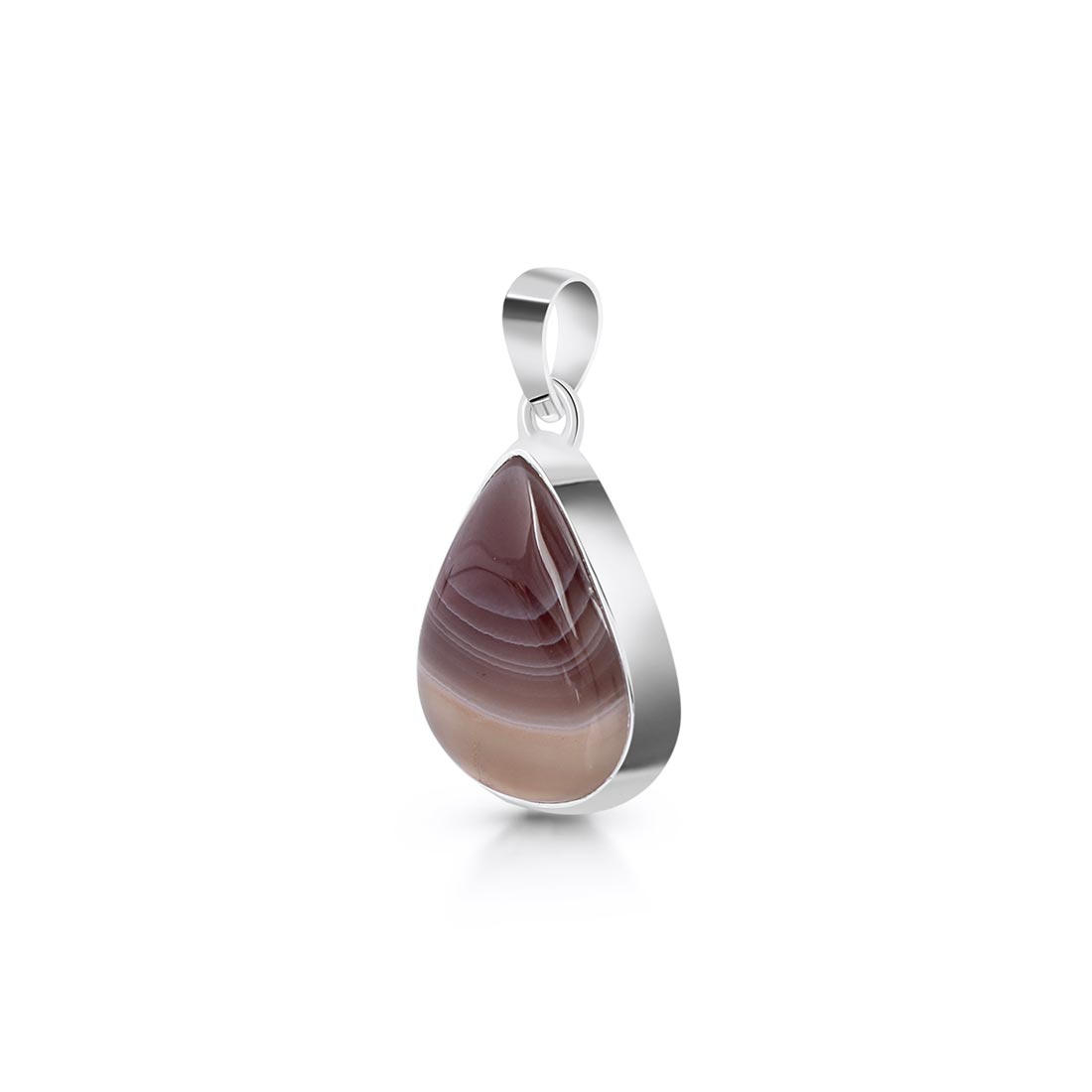 Premium Botswana Agate Statement Pendant - Sagacia Jewelry (RBA-P-29)