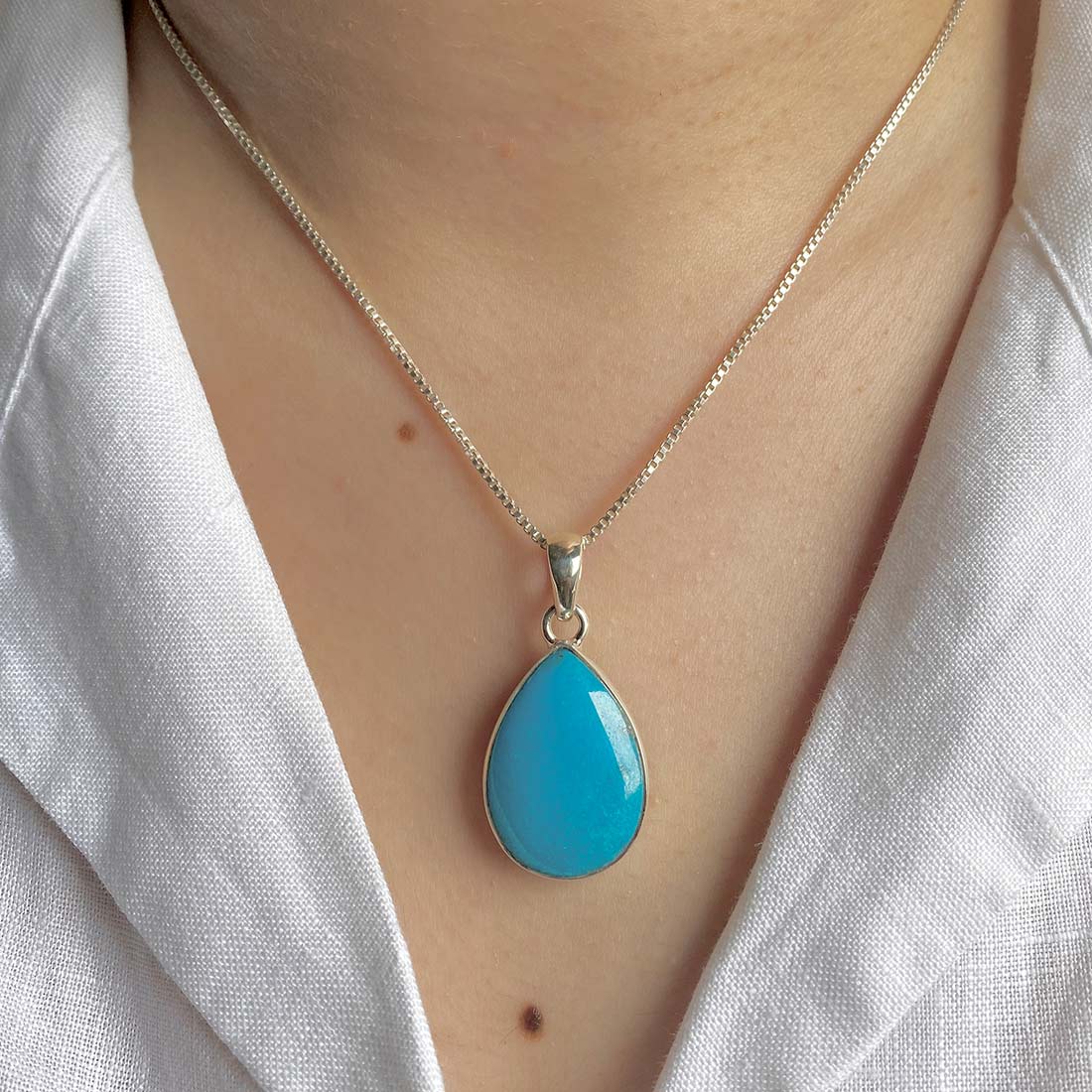 Premium Turquoise Statement Pendant - TRQ-P-9