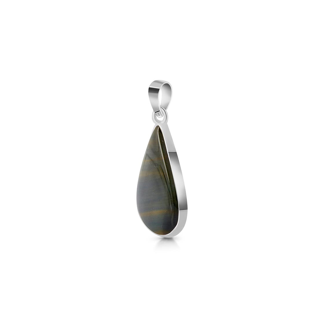 Premium Blue Tiger Eye Pendant - Ultimate Statement Piece (BTE-P-4)