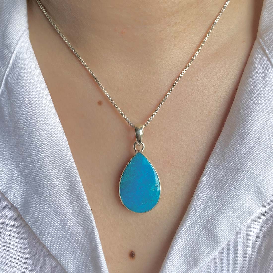 Premium Turquoise Statement Pendant - Ultimate Elegance