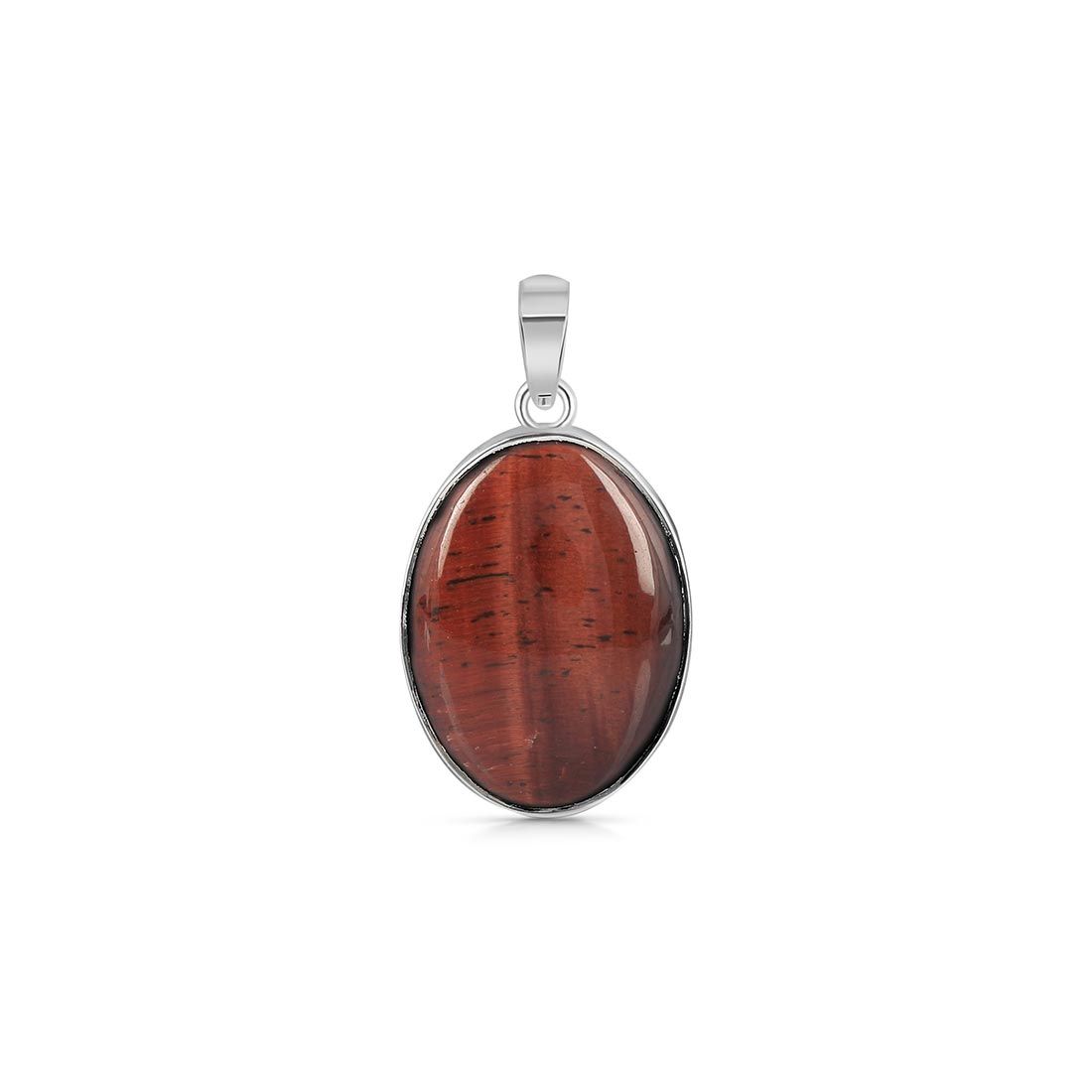 Premium Red Tiger Eye Statement Pendant - Sagacia Jewelry (RTE-P-26)