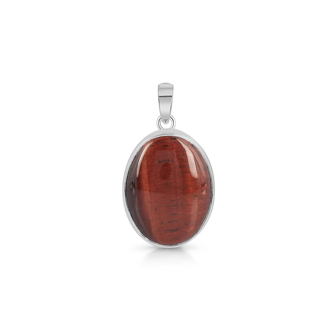 Premium Red Tiger Eye Pendant - Ultimate Statement Jewelry