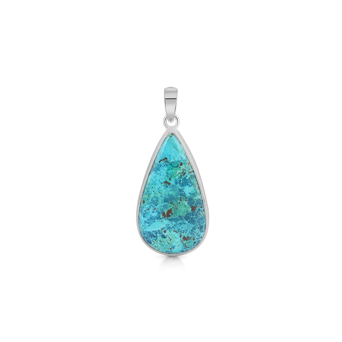 Premium Shattuckite Statement Pendant - STK-P-25