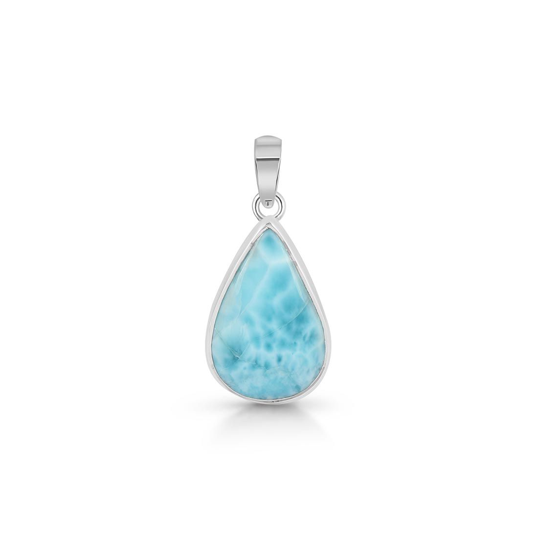 Premium Larimar Healing Pendant - Ultimate Elegance