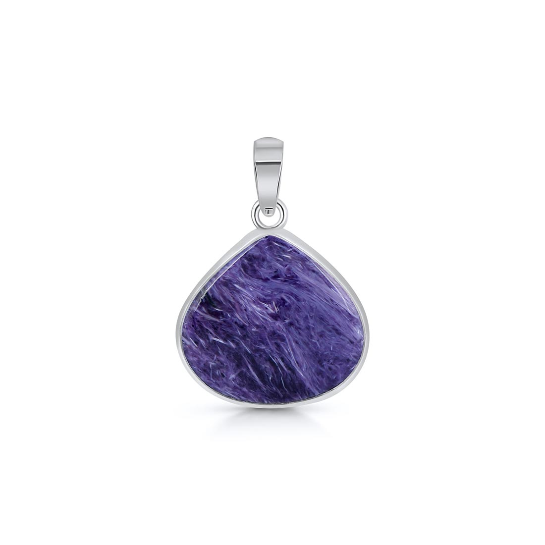 Premium Charoite Statement Pendant - CHR-P-35