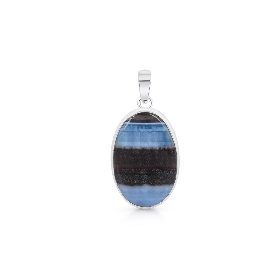 Premium Blue Opal Pendant - Ultimate Elegance (BLO-P-9)