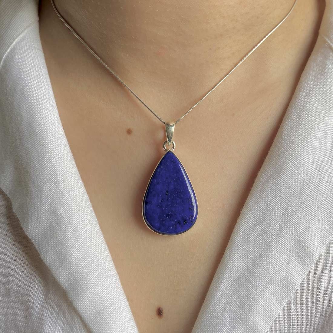 Premium Lapis Pendant - Ultimate Statement Piece