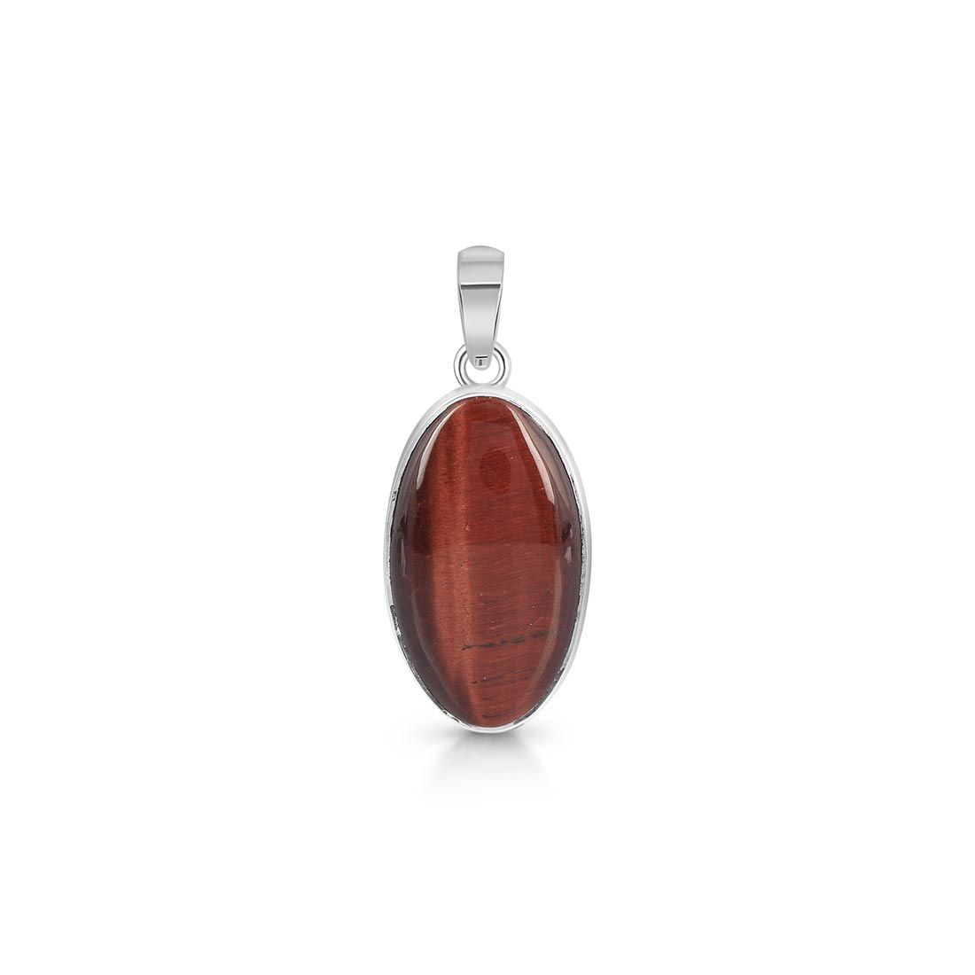 Premium Red Tiger Eye Statement Pendant - (RTE-P-7)