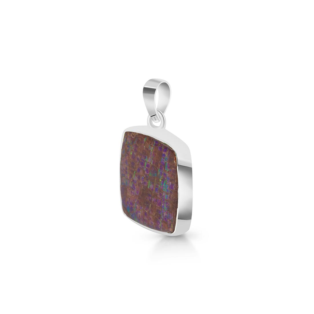 Premium Ammolite Pendant - Ultimate Elegance (AML-P-31)