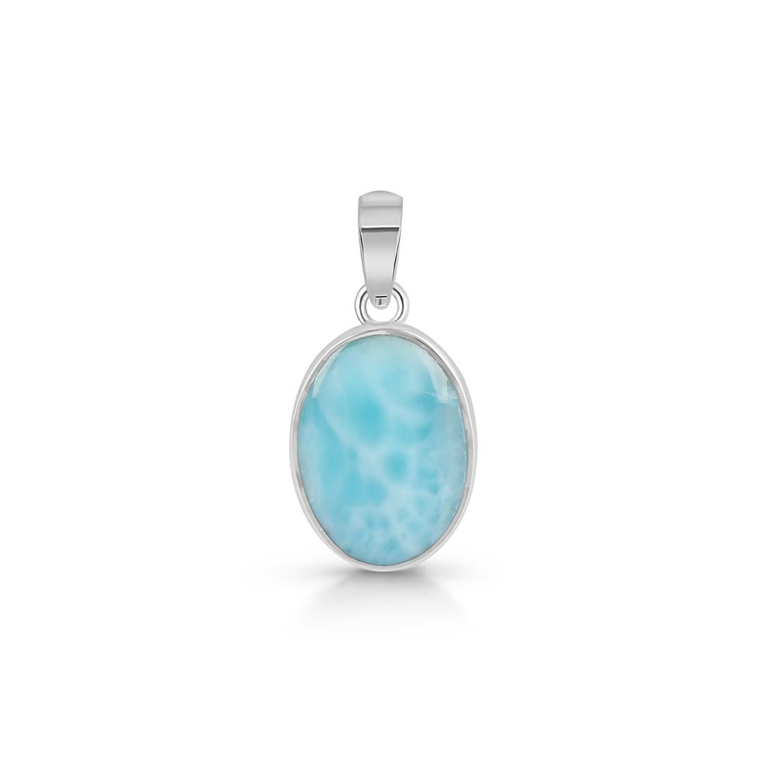 Premium Larimar Healing Pendant - LAR-P-13