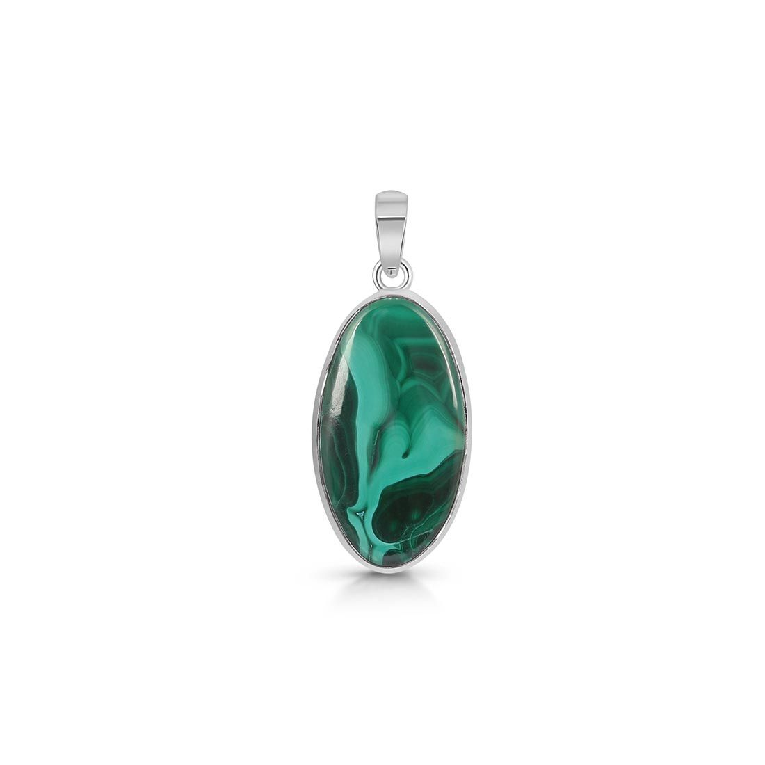 Premium Malachite Statement Pendant - MLC-P-24