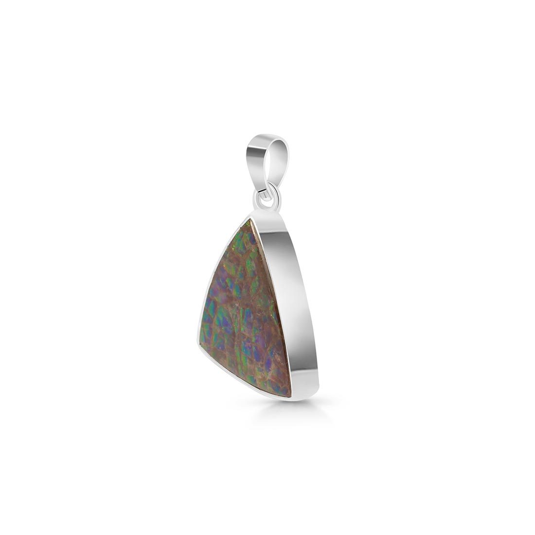 Premium Ammolite Statement Pendant - Sagacia Collection (AML-P-14)