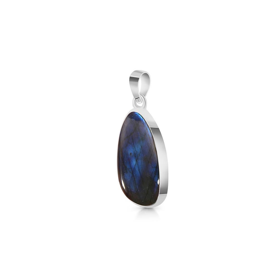 Premium Labradorite Pendant - Ultimate Transformation Jewelry (LBD-P-9)