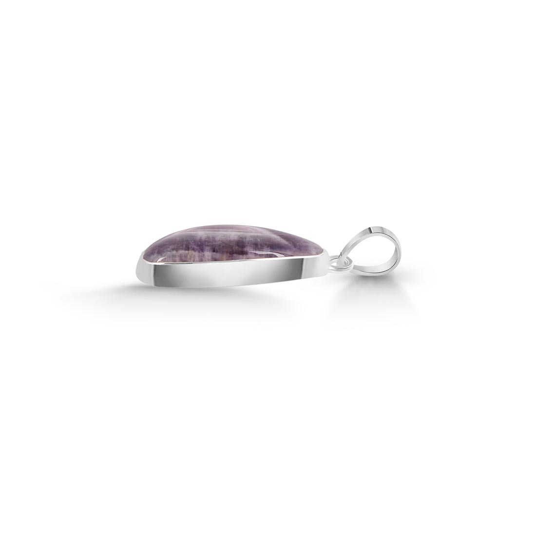 Premium Amethyst Lace Agate Pendant - Ultimate Elegance