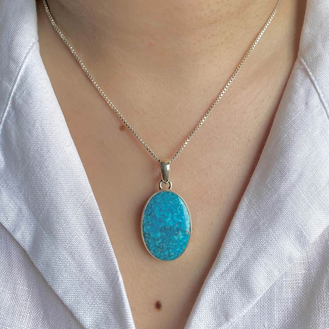 Premium Turquoise Statement Pendant - TRQ-P-32