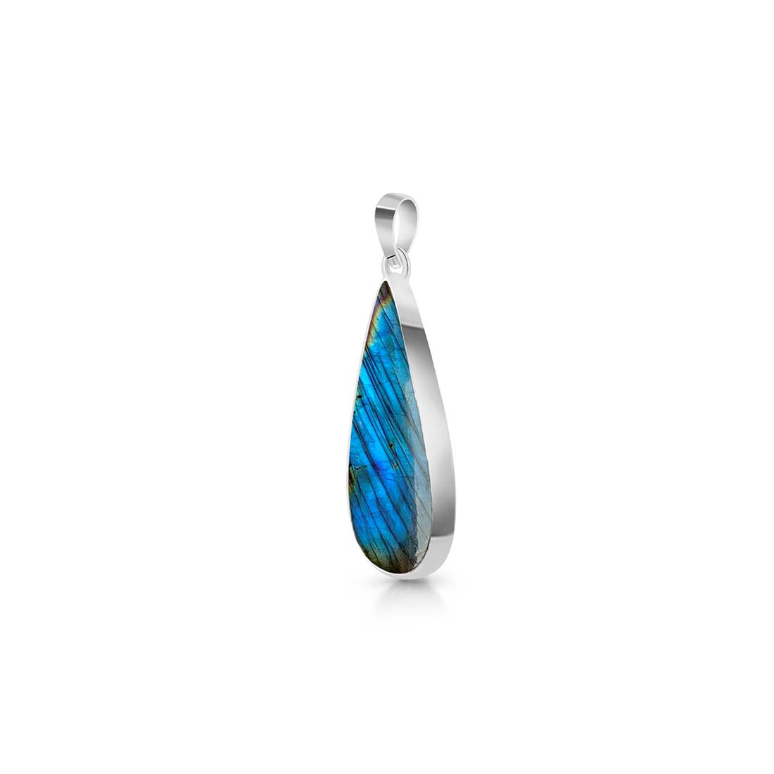 Premium Labradorite Pendant - Elegant Transformation Jewelry