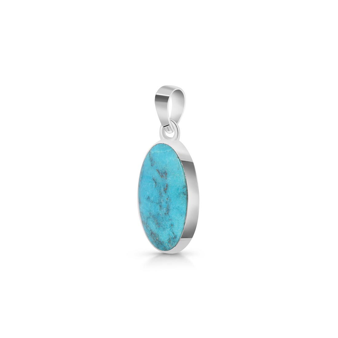 Premium Turquoise Statement Pendant - Sagacia Jewelry (TRQ-P-6)