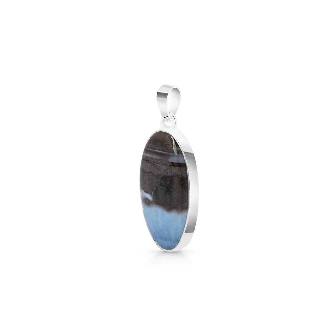 Premium Blue Opal Pendant - Ultimate Elegance (BLO-P-11)