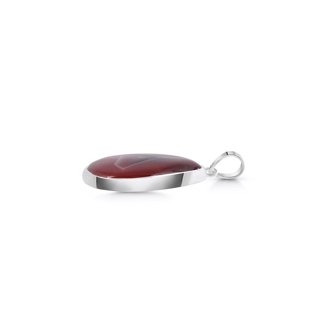 Premium Botswana Agate Statement Pendant - Elegant 925 Sterling Silver