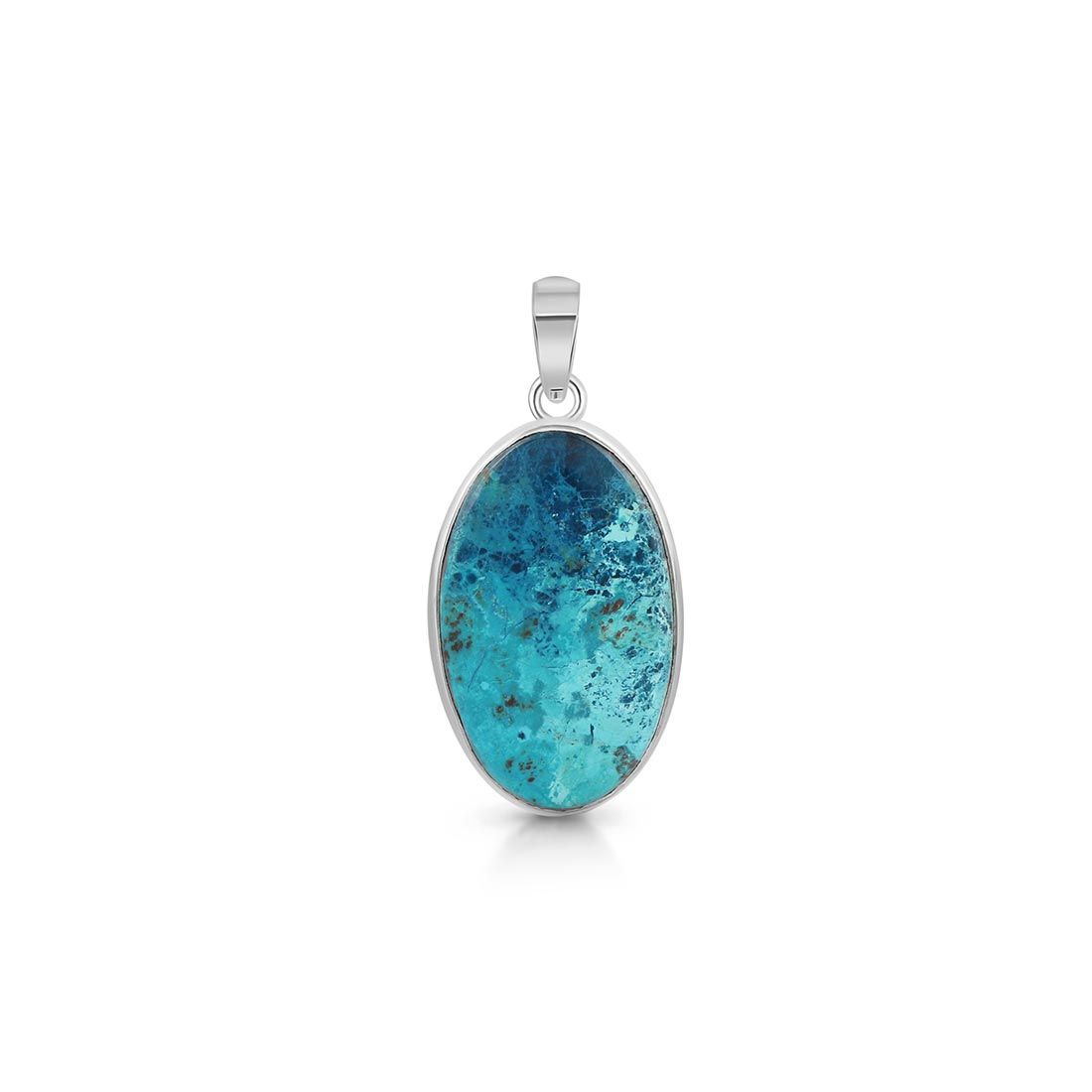 Premium Shattuckite Statement Pendant - STK-P-29