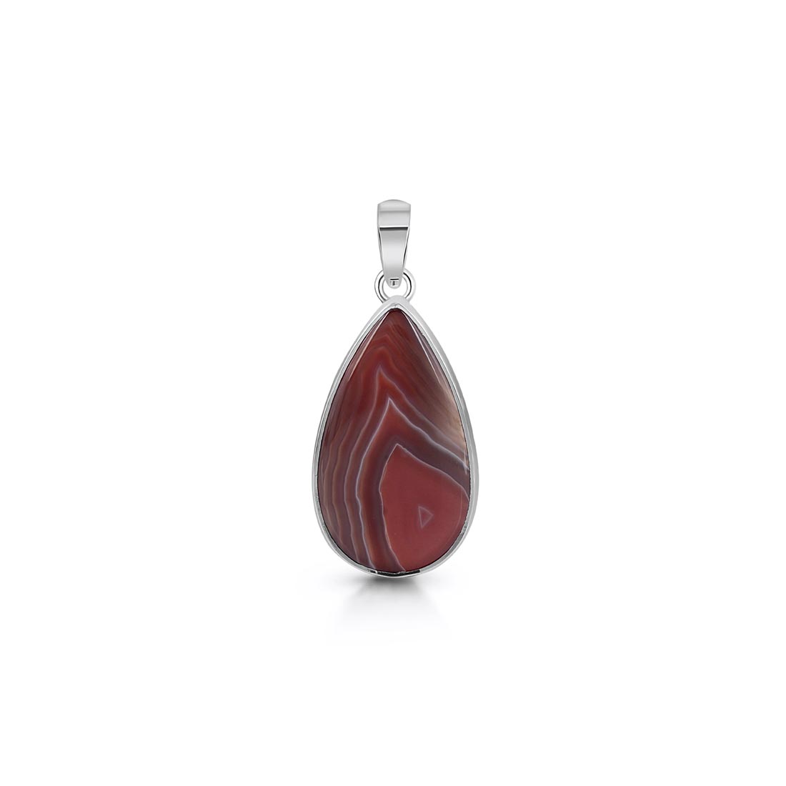 Premium Botswana Agate Pendant - Ultimate Healing Jewelry (RBA-P-24)