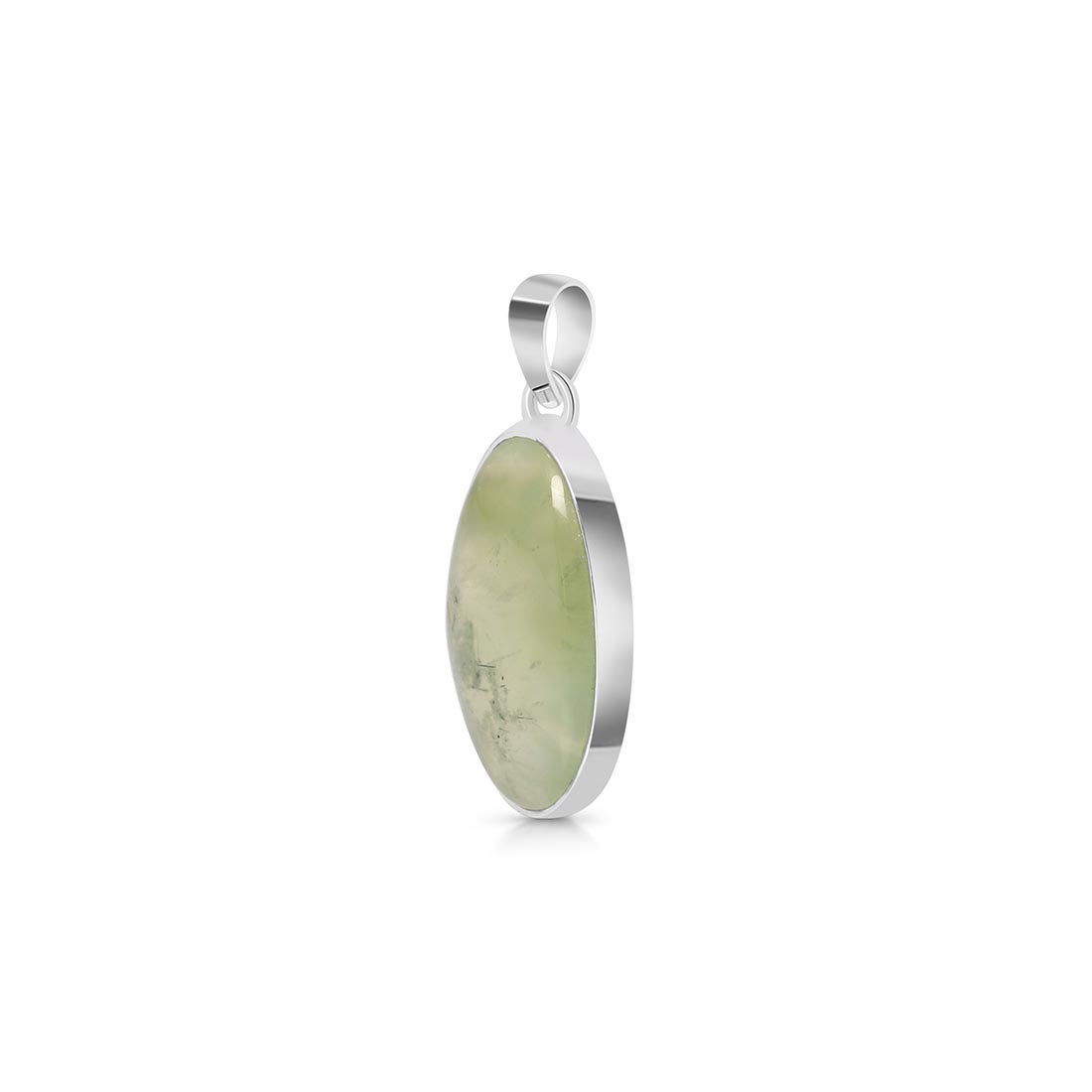 Premium Prehnite Statement Pendant - PRN-P-10