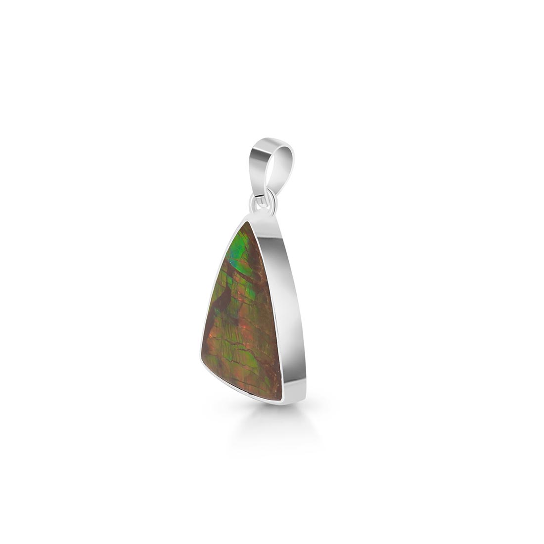 Premium Ammolite Pendant - Ultimate Elegance (AML-P-1)