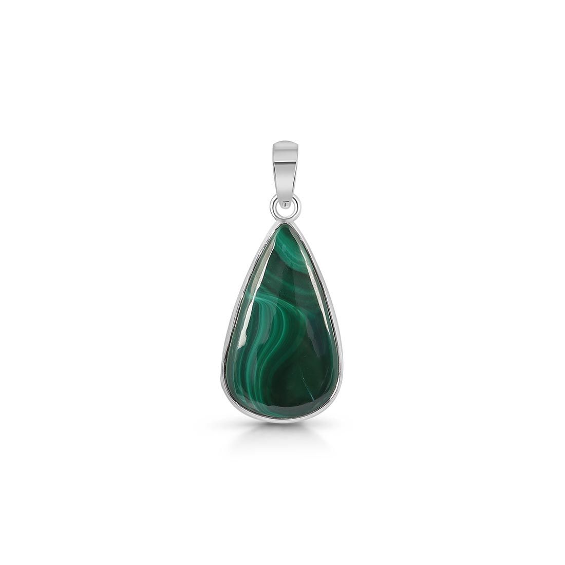 Premium Malachite Statement Pendant - MLC-P-4