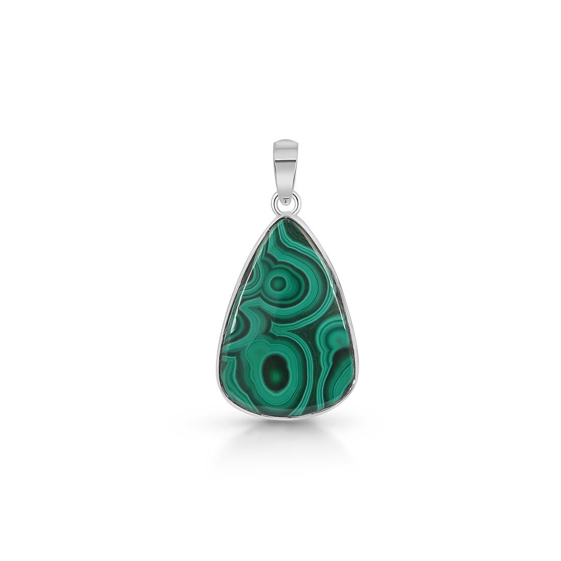 Premium Malachite Pendant - Elegant Statement Jewelry