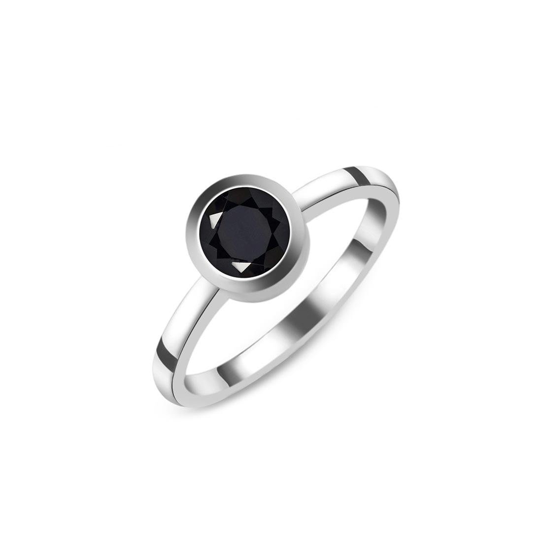 Premium Black Tourmaline Protection Ring - BLS-SR-237